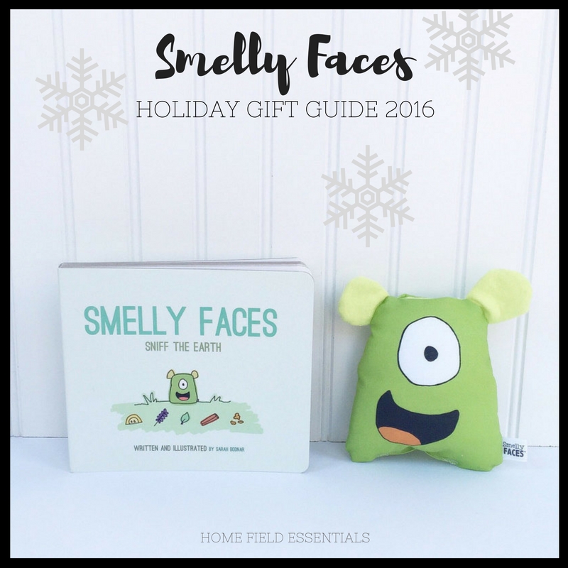 2016 Holiday Gift Guide for Essential Oil Addicts - via Home Field Essentials Smelly Faces Diffuser and Book Gift Set