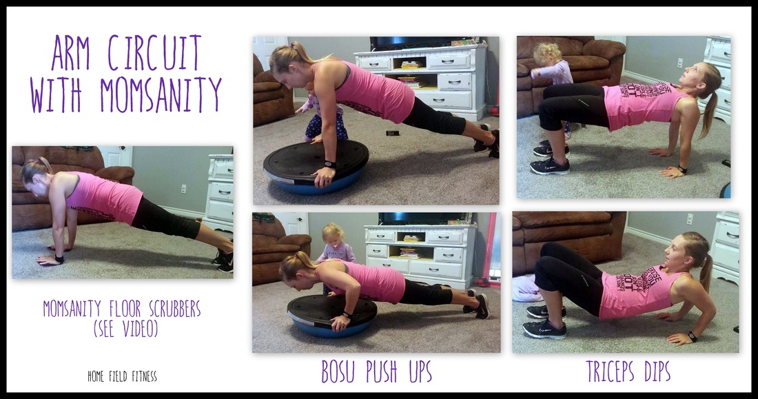Butt & Arms Workout with Momsanity Sliders via Home Field Fitness