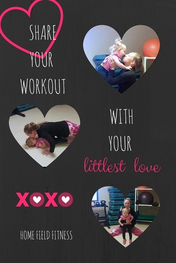 Share Your Workout with Your Littlest Love - a workout for moms and babies via Home Field Fitness
