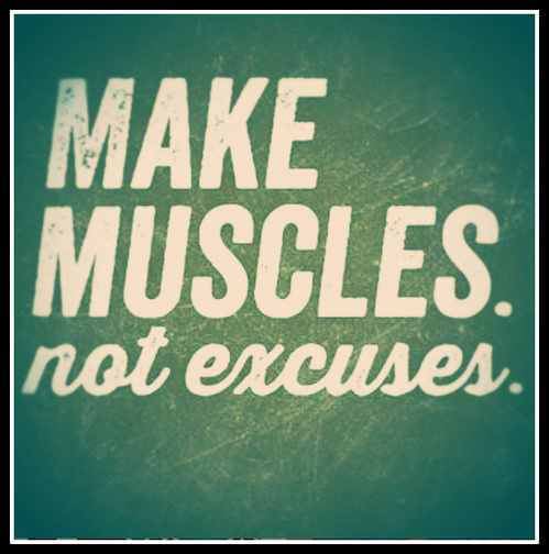 Make Muscles Not Excuses via Home Field Fitness - Game Plan