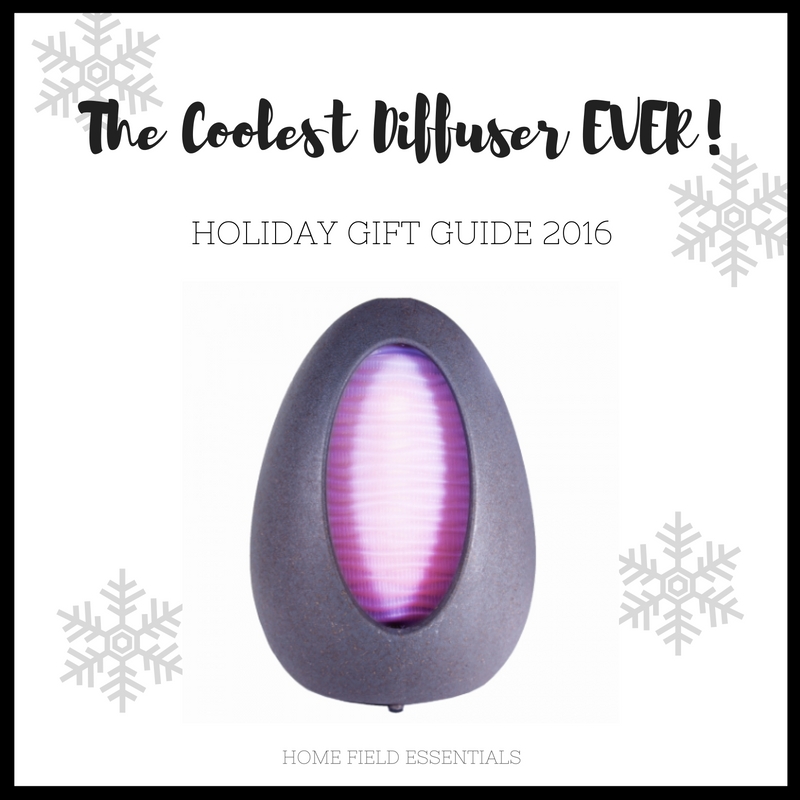 2016 Holiday Gift Guide for Essential Oil Addicts - via Home Field Essentials Aroma2Go Cascade Fountain Diffuser - bluetooth, fountain and essential oils