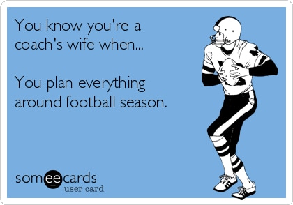 Football Wife Funny via Home Field Essentials 