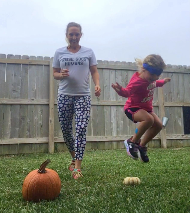 Halloween Pumpkin Power Workout Circuit with Kids! From I am STRONG like MOM
